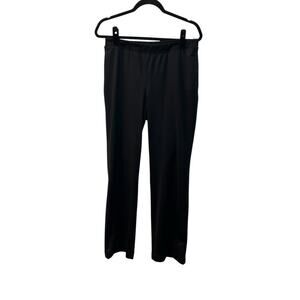 Activology Womens Medium Black Athletic Pants Straight Leg Pull On Stretch